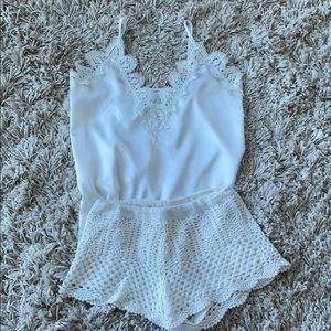 White SILK TANK TOP!